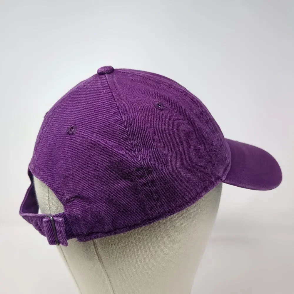Nike Baseball Cap Purple One Size Hat Slideback Heritage86 Cotton Swoosh Logo